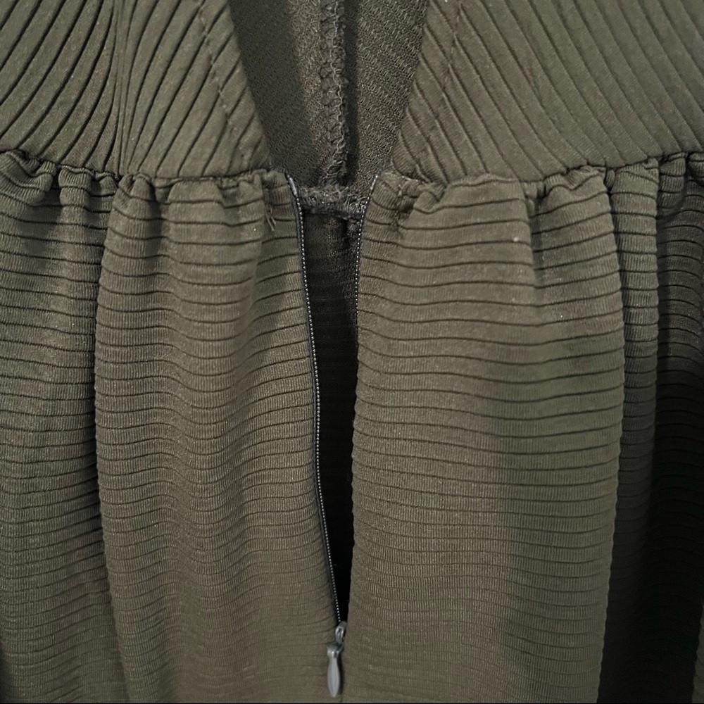 Altar’d State Green Mini Dress with Cream Lace Hem Size Small - Picture 3 of 8